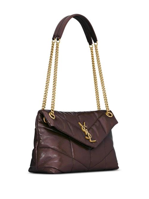 Borsa in pelle stropicciata trapuntata SAINT LAURENT | 577476AACQS6031